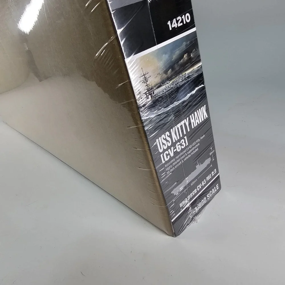 Academy CV-63 USS Kitty Hawk Hobby Model Kit 1/800 scale Ship Carrier New Sealed